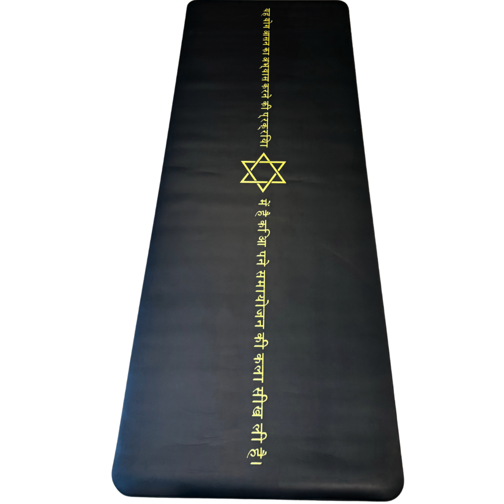 MAT DE CAUCHO NEGRO CON DISEÑO - Imagen 2